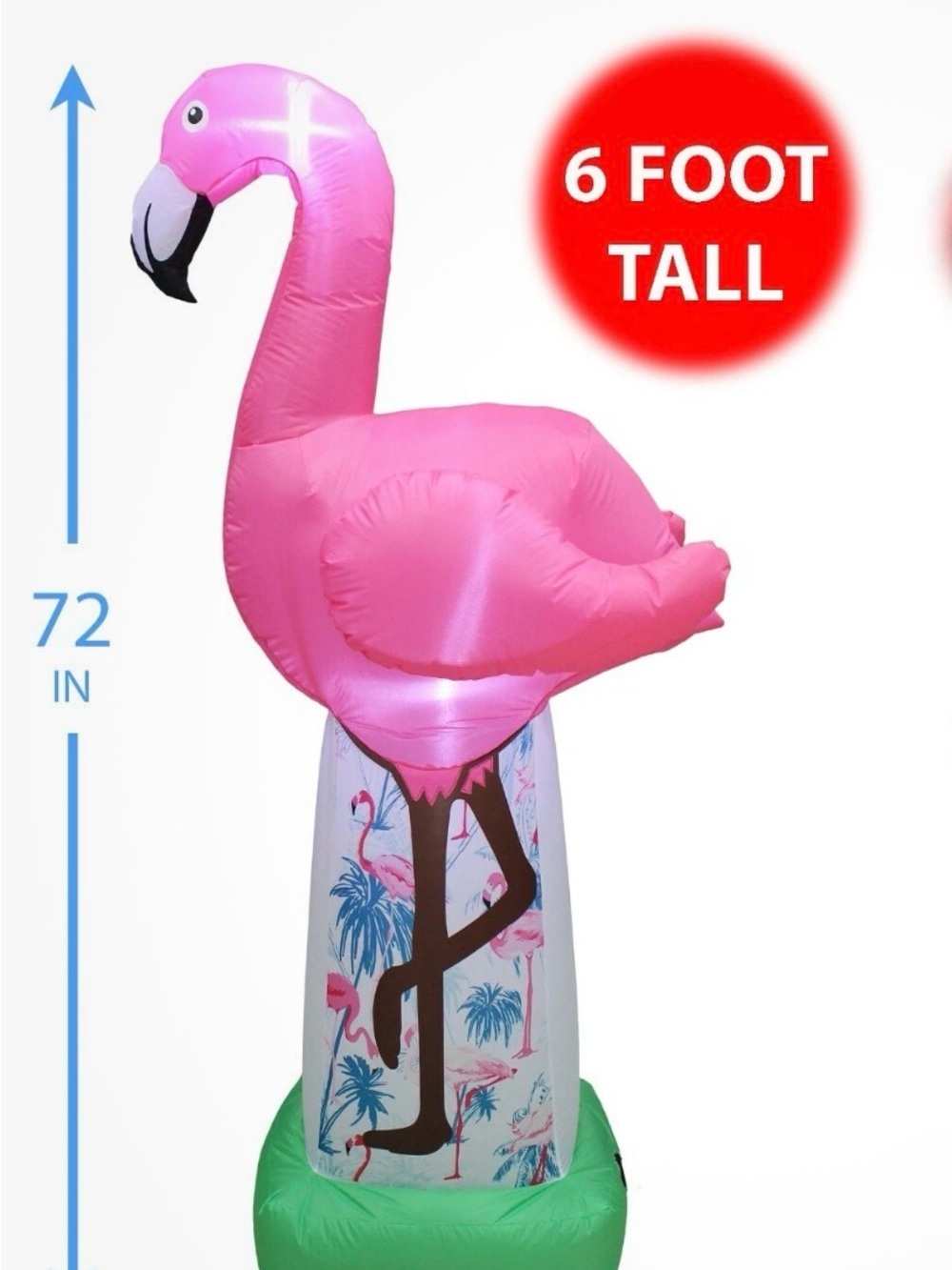 Giant Pink Inflatable Flamingo Party Decoration - Home Party Supplies